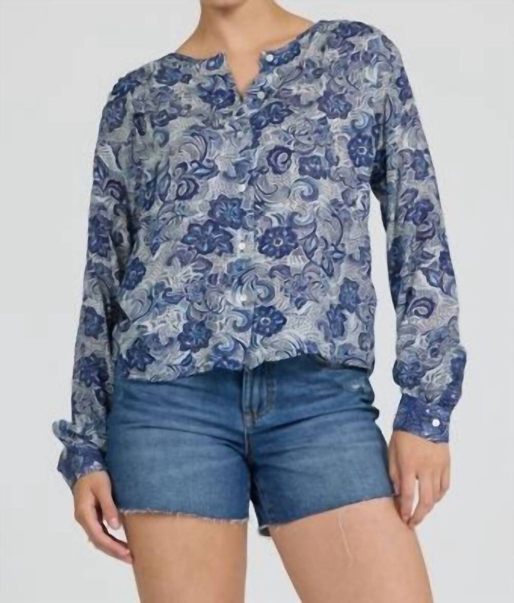 NEW DEAR JOHN DENIM jess top in inverted regatta